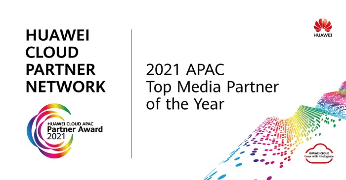 XRender - 2021 APAC Top Media Partner of the Year by HUAWEI CLOUD