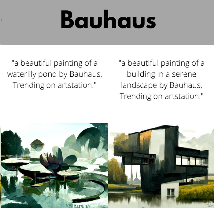 painting style dictionary - Bauhaus