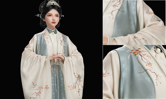 Chinese traditional costume HanFu by JueFei Kay