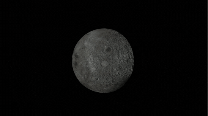 Moon created with Blender - XRender