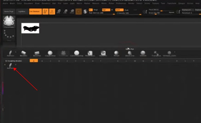 Anchors brush unveiled in ZBrush livestream