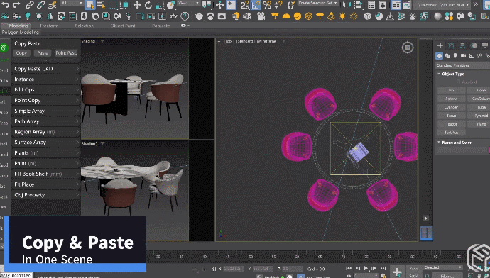 Copy and paste in 3ds Max with CG Magic